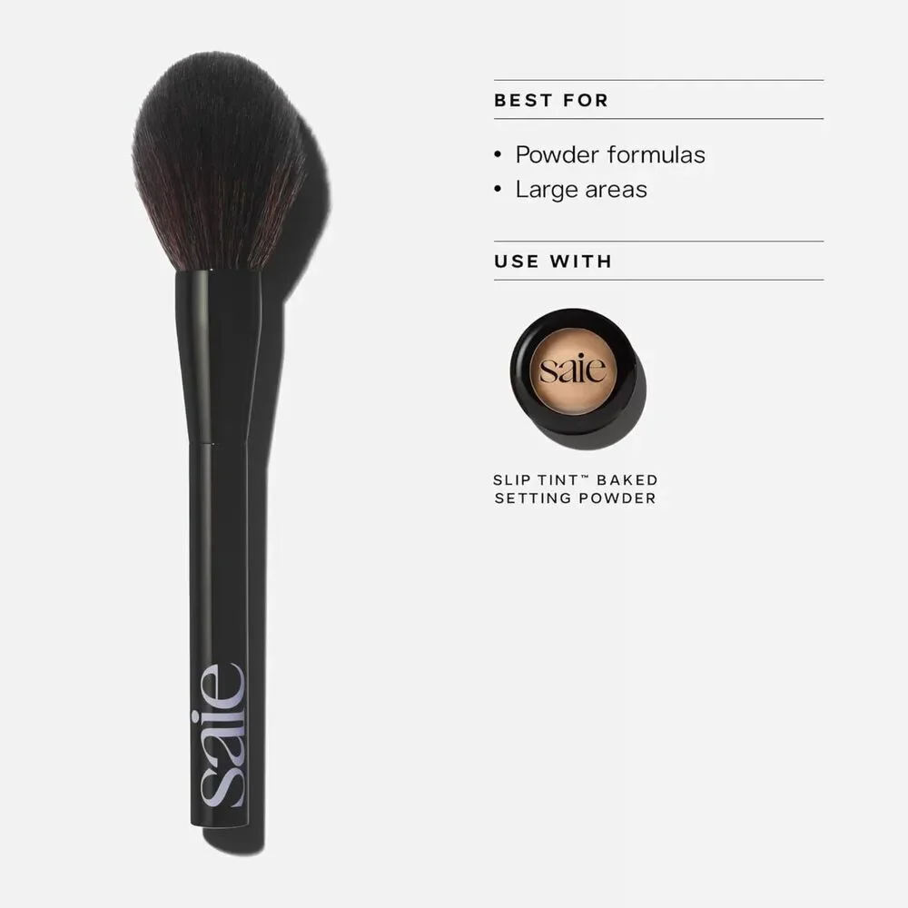 Saie 1 All-Over Powder Multi-Use Makeup Brush With Synthetic Bristles